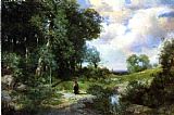 Famous Long Paintings - Young Girl in a Long Island Landscape